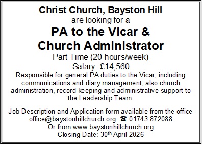 WE ARE HIRING!  CLICK ABOVE FOR APPLICATION + JOB DESCRIPTION